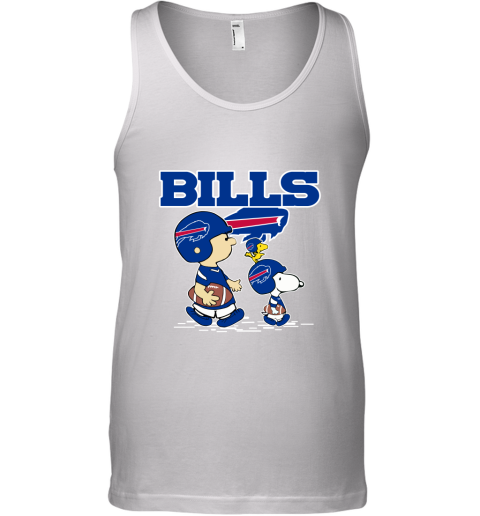 Buffalo Bills Let's Play Football Together Snoopy NFL Tank Top