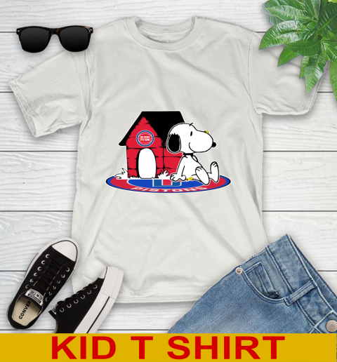 NBA Basketball Detroit Pistons Snoopy The Peanuts Movie Shirt Youth T-Shirt 12