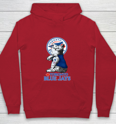 MLB Baseball My Cat Loves Toronto Blue Jays Youth Hoodie 7