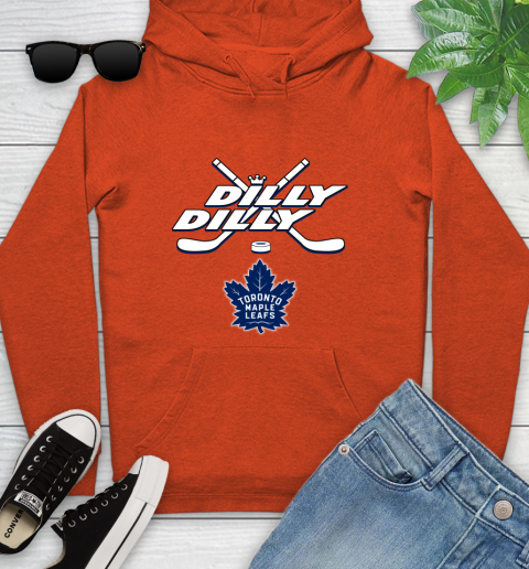 NHL Toronto Maple Leafs Dilly Dilly Hockey Sports Youth Hoodie 5