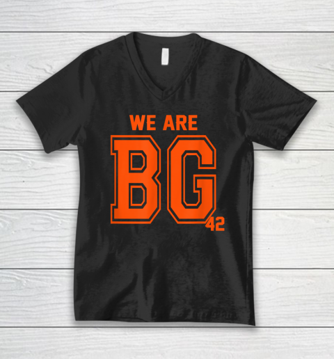 We Are BG 42 Funny V-Neck T-Shirt