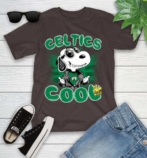 NBA Basketball Boston Celtics Cool Snoopy Shirt Youth T-Shirt 7 NBA Basketball Boston Celtics Cool Snoopy Shirt Youth T-Shirt - Image 7