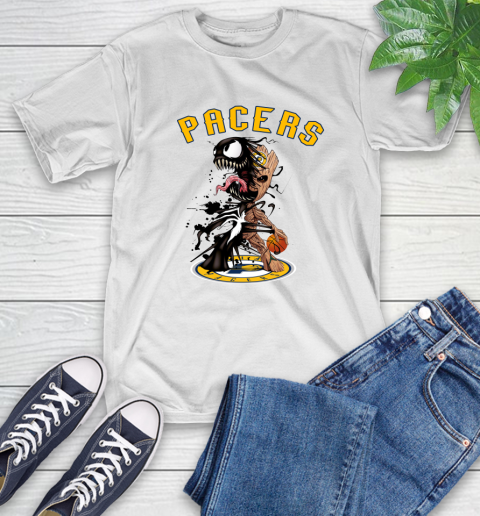 NBA Indiana Pacers Basketball Venom Groot Guardians Of The Galaxy T-Shirt