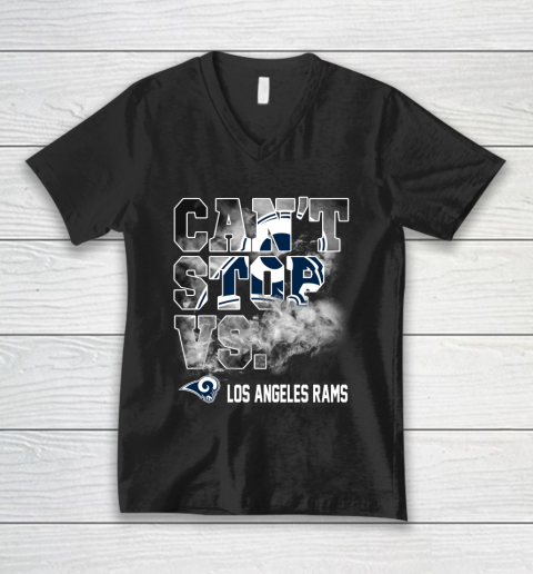 NFL Los Angeles Rams Can't Stop Vs V-Neck T-Shirt