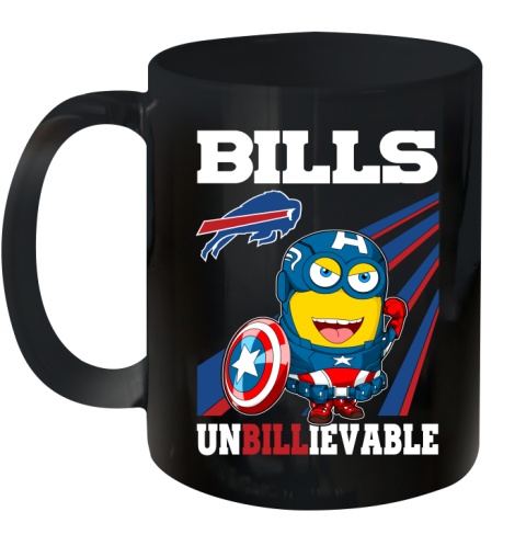 NFL Football Buffalo Bills Captain America Marvel Avengers Minion Shirt Ceramic Mug 11oz