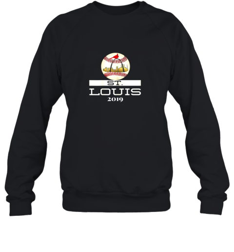 Saint Louis Red Cardinal Shirt 2019 Cool Baseball Skyline Sweatshirt