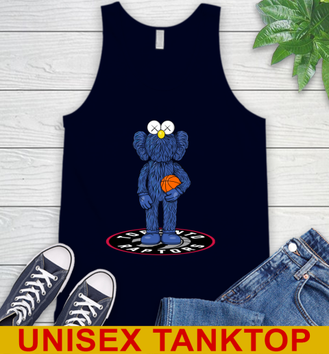 NBA Basketball Toronto Raptors Kaws Bff Blue Figure Shirt Tank Top 3