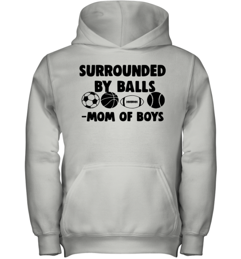 mom of boys hoodie