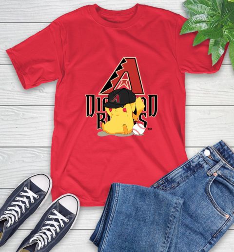 MLB Pikachu Baseball Sports Arizona Diamondbacks T-Shirt 10