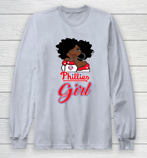 Philadelphia Philliess Girl MLB Long Sleeve T-Shirt 6