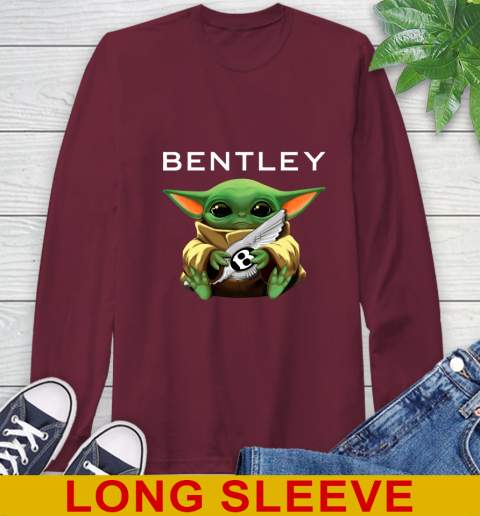 Star Wars Baby Yoda Hugs Bentley Car Shirt 61