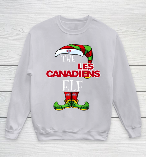 Montreal Canadiens Christmas ELF Funny NHL Youth Sweatshirt 4 Montreal Canadiens Christmas ELF Funny NHL Youth Sweatshirt - Image 4
