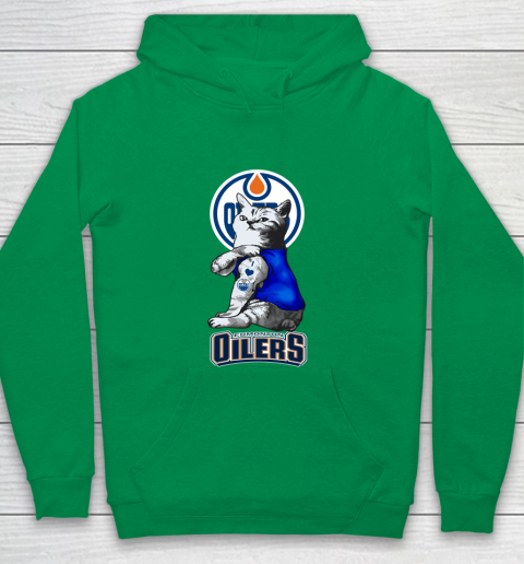 NHL My Cat Loves Edmonton Oilers Hockey Youth Hoodie 4