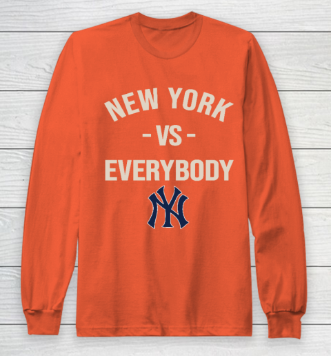 New York Yankees Vs Everybody Long Sleeve T-Shirt 3