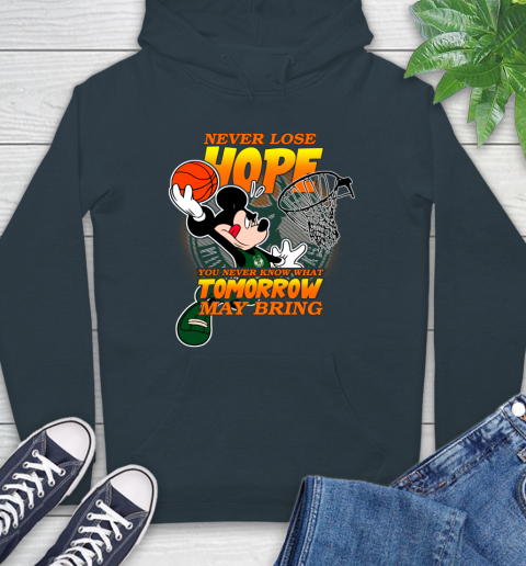 Milwaukee Bucks NBA Basketball Mickey Disney Never Lose Hope Hoodie 7