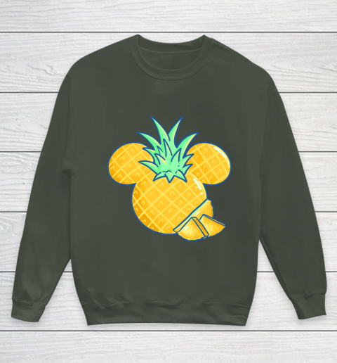 Disney Mickey Friends Mickey Pineapple Logo Youth Sweatshirt 8