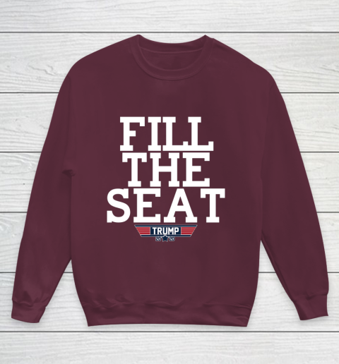 FILL THE SEAT TRUMP 2020 Youth Sweatshirt 4