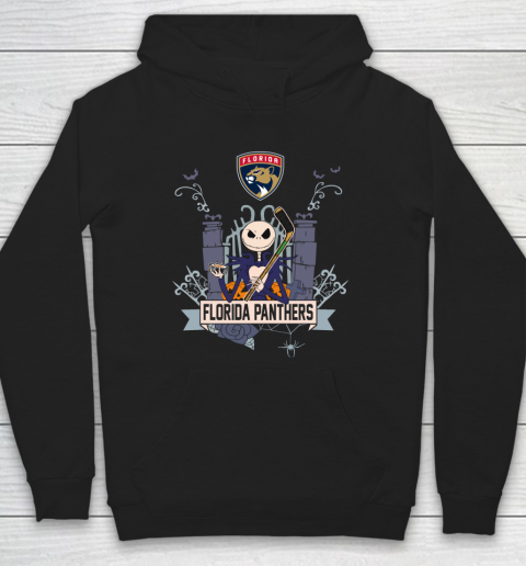 NHL Florida Panthers Hockey Jack Skellington Halloween Hoodie