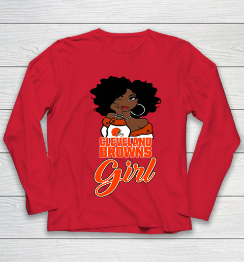 Cleveland Browns Girl NFL Youth Long Sleeve 10