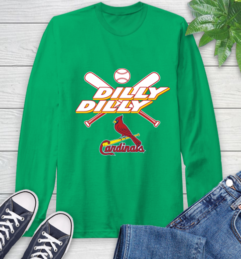 MLB St.Louis Cardinals Dilly Dilly Baseball Sports Long Sleeve T-Shirt 7