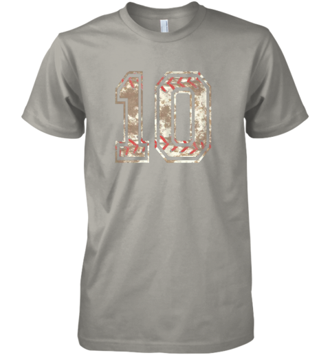 7yzy baseball jersey number 10 vintage distressed premium guys tee 5 front light grey