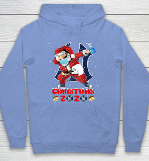 New York Yankees Funny Santa Claus Dabbing Christmas 2020 MLB Hoodie 8