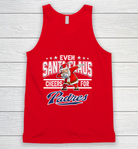 San Diego Padres Even Santa Claus Cheers For Christmas MLB Tank Top 5