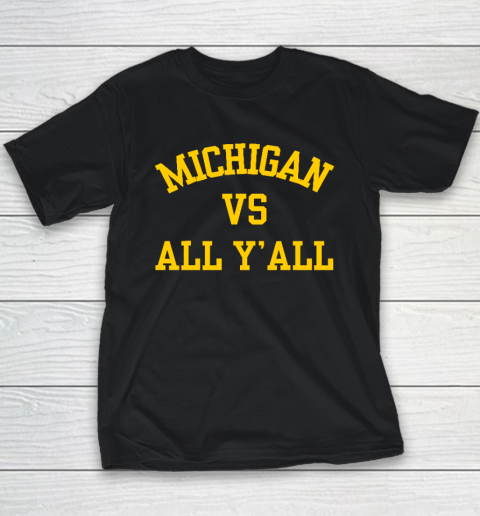 Michigan Vs Y'all Youth T-Shirt