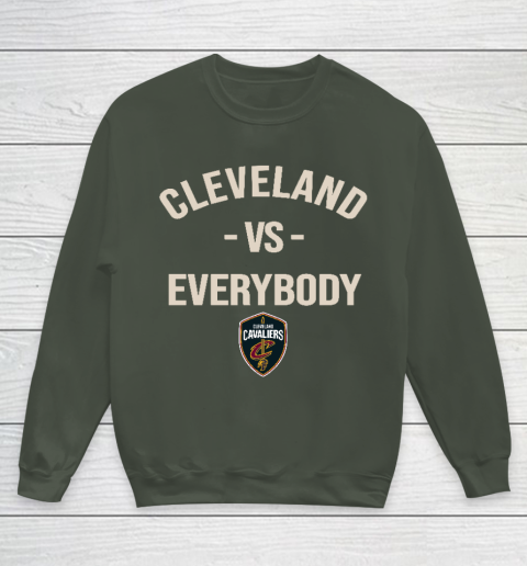 Cleveland Cavaliers Vs Everybody Youth Sweatshirt 8