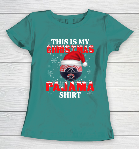 Washington Wizards This Is My Christmas Pajama Shirt NBA Women's T-Shirt 10