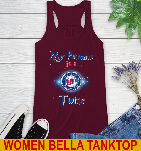 MLB Baseball Harry Potter My Patronus Is A Minnesota Twins Racerback Tank 2