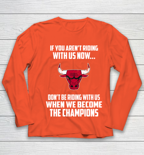 NBA Chicago Bulls Basketball We Become The Champions Youth Long Sleeve 3