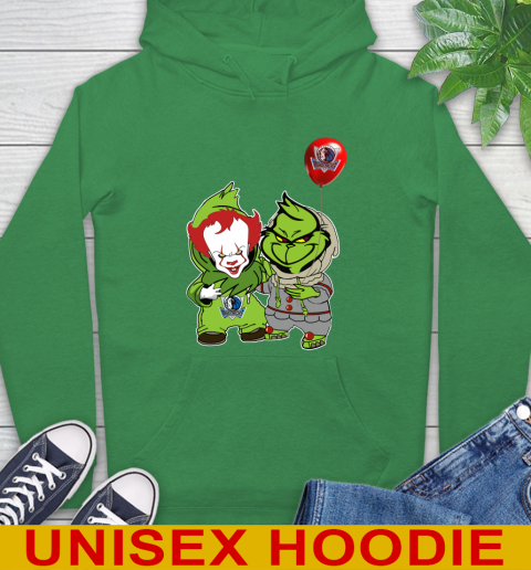 Dallas Mavericks Baby Pennywise Grinch Christmas NBA Basketball Hoodie 8