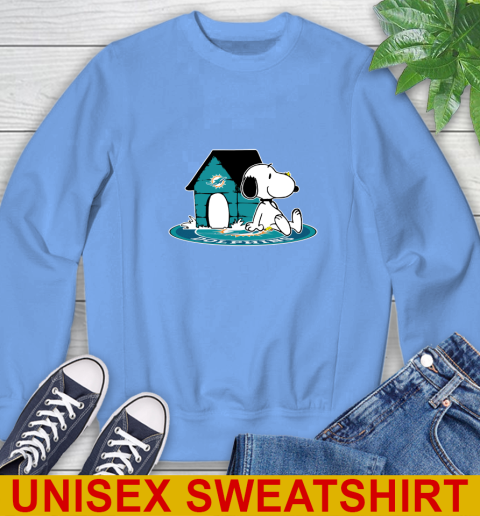 NFL Football Miami Dolphins Snoopy The Peanuts Movie Shirt Sweatshirt 11