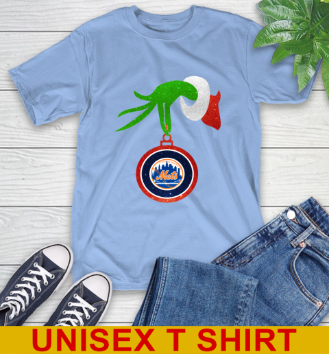 New York Mets Grinch Merry Christmas MLB Baseball T-Shirt 11