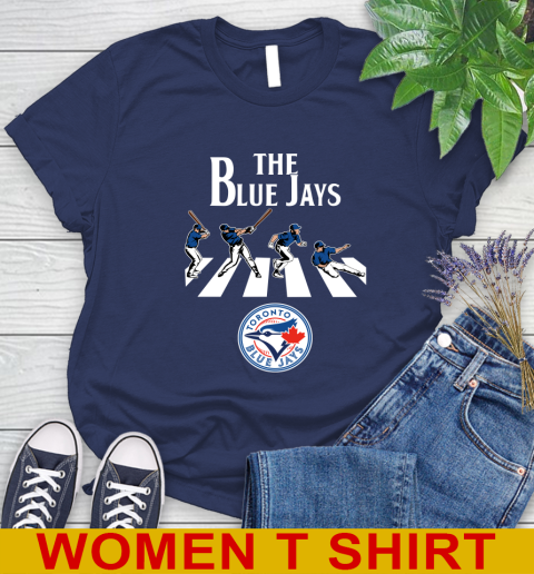 MLB Baseball Toronto Blue Jays The Beatles Rock Band Shirt Women's