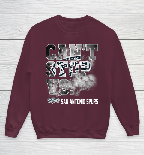 NBA San Antonio Spurs Basketball Can't Stop Vs Youth Sweatshirt 4