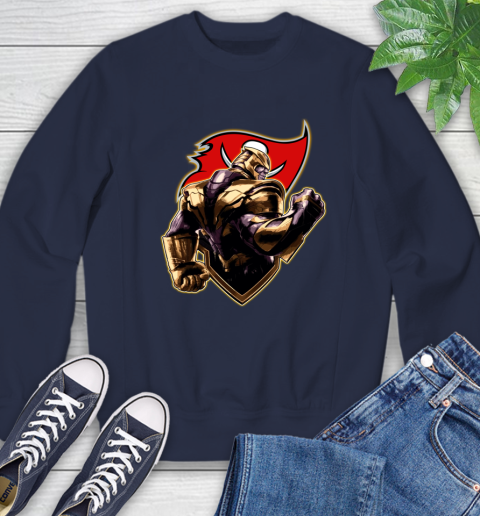 NFL Thanos Avengers Endgame Football Sports Tampa Bay Buccaneers Sweatshirt 3