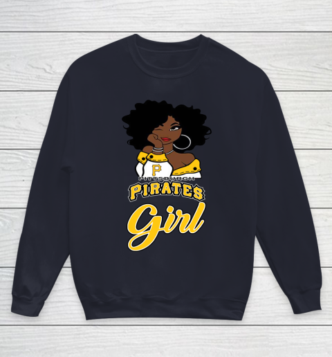 Pittsburgh Piratess Girl MLB Youth Sweatshirt 3