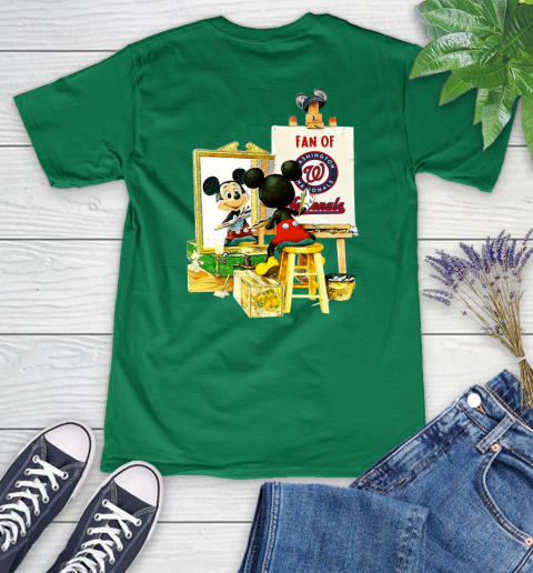 MLB Baseball Washington Nationals Mickey Drawing Shirt 75