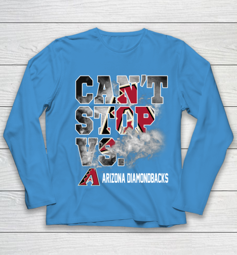 MLB Arizona Diamondbacks Baseball Can't Stop Vs Arizona Diamondbacks Youth Long Sleeve 5