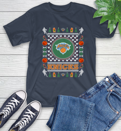 New York Knicks Merry Christmas NBA Basketball Loyal Fan Ugly Shirt 3