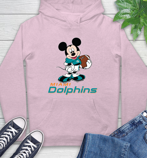 NFL Football Miami Dolphins Cheerful Mickey Mouse Shirt Hoodie 10