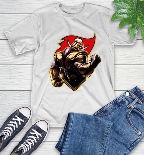 NFL Thanos Avengers Endgame Football Sports Tampa Bay Buccaneers T-Shirt
