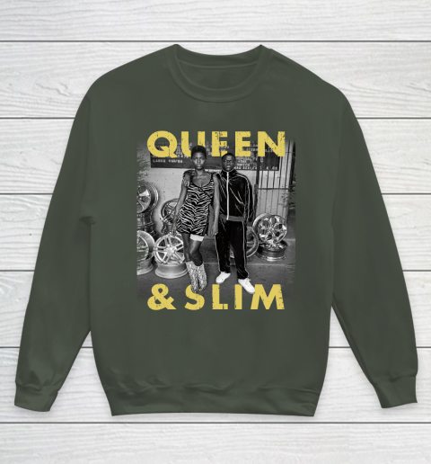 Queen and Slim Poster Youth Sweatshirt 8