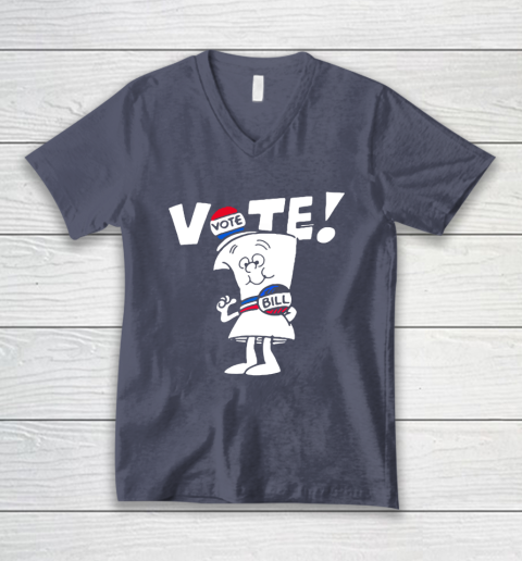 Vote With Bill V-Neck T-Shirt 7