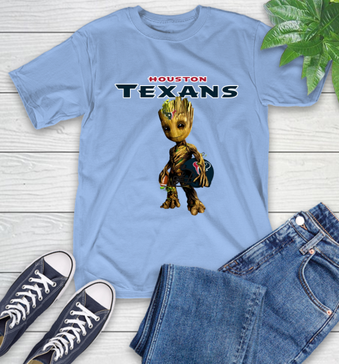 Houston Texans NFL Football Groot Marvel Guardians Of The Galaxy T-Shirt 11