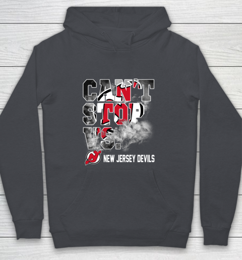 NHL New Jersey Devils Hockey Can't Stop Vs Youth Hoodie 5