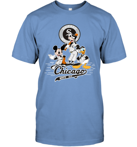 MLB Chicago White Sox Mickey Mouse Donald Duck Goofy Baseball T Shirt Youth  Long Sleeve