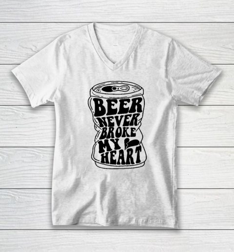 Ice Cold Beer Never Broke My Heart V-Neck T-Shirt